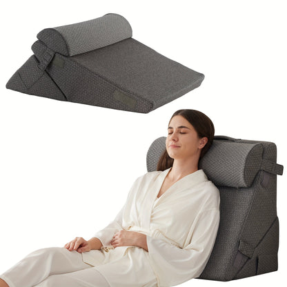 Verstelbaar Wigkussen Van Memory Foam Voor Comfortabele Ondersteuning