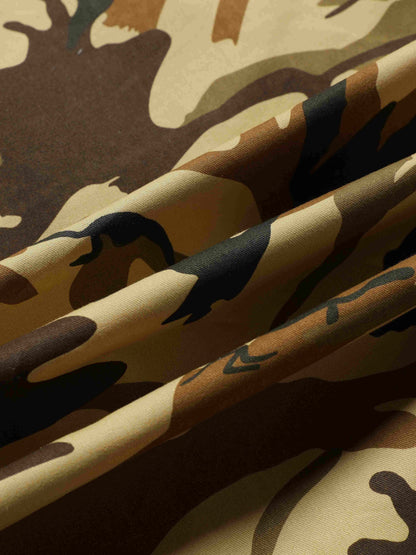 Heren Militair Camouflage Shirt – 100% Katoen met Borstzakken