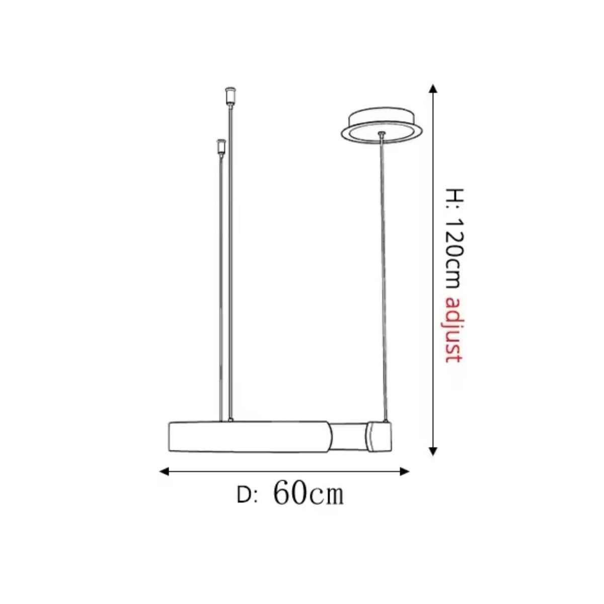 Moderne Ringvormige Hanglamp Met Geïntegreerde LED-Verlichting