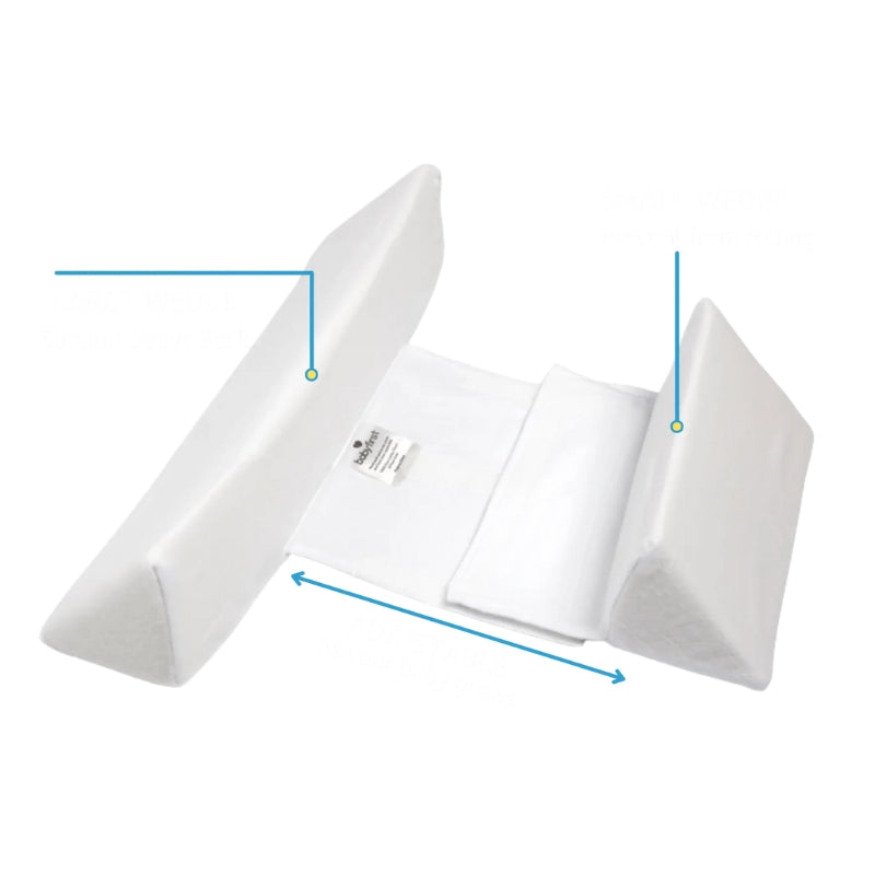 Anti‑Rol Kussen voor Baby’s met Ergonomische Steun