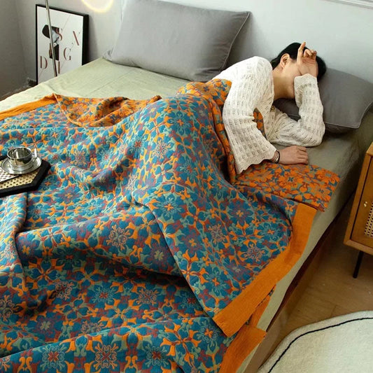 Zeslaags Quilt Van Polyester Met Zacht Comfort En Fris Patroon