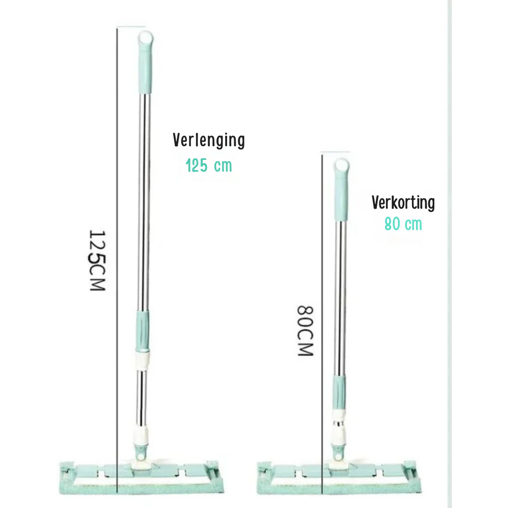 Microvezel Vloerdweil Met 360° Draaibare Kop Voor Efficiënte Reiniging