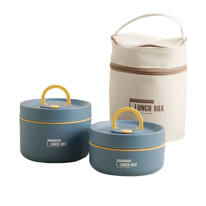 Geïsoleerde Lunchbox Met Meerdere Compartimenten En Draagtas