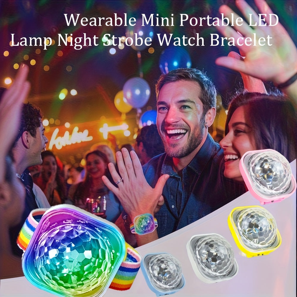 LED Strobe Nachtlamp met Kleurenmodus en Afstandsbediening