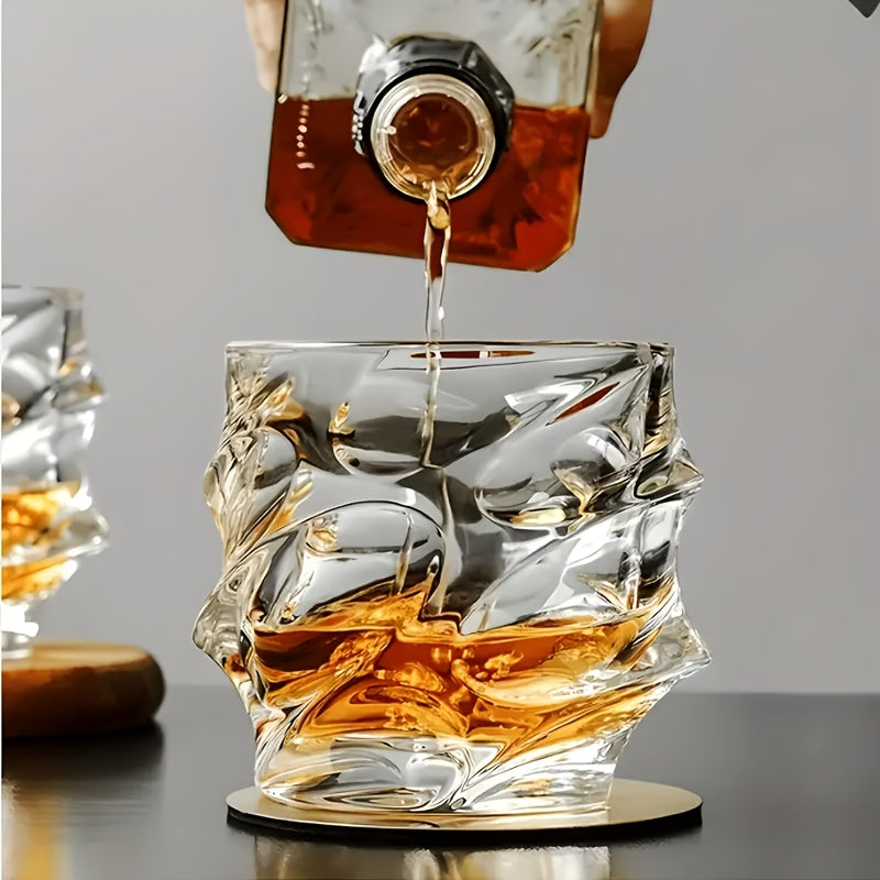 Glacero Luxe Whiskyglazenset – Sculpturaal Genot voor Elke Slok