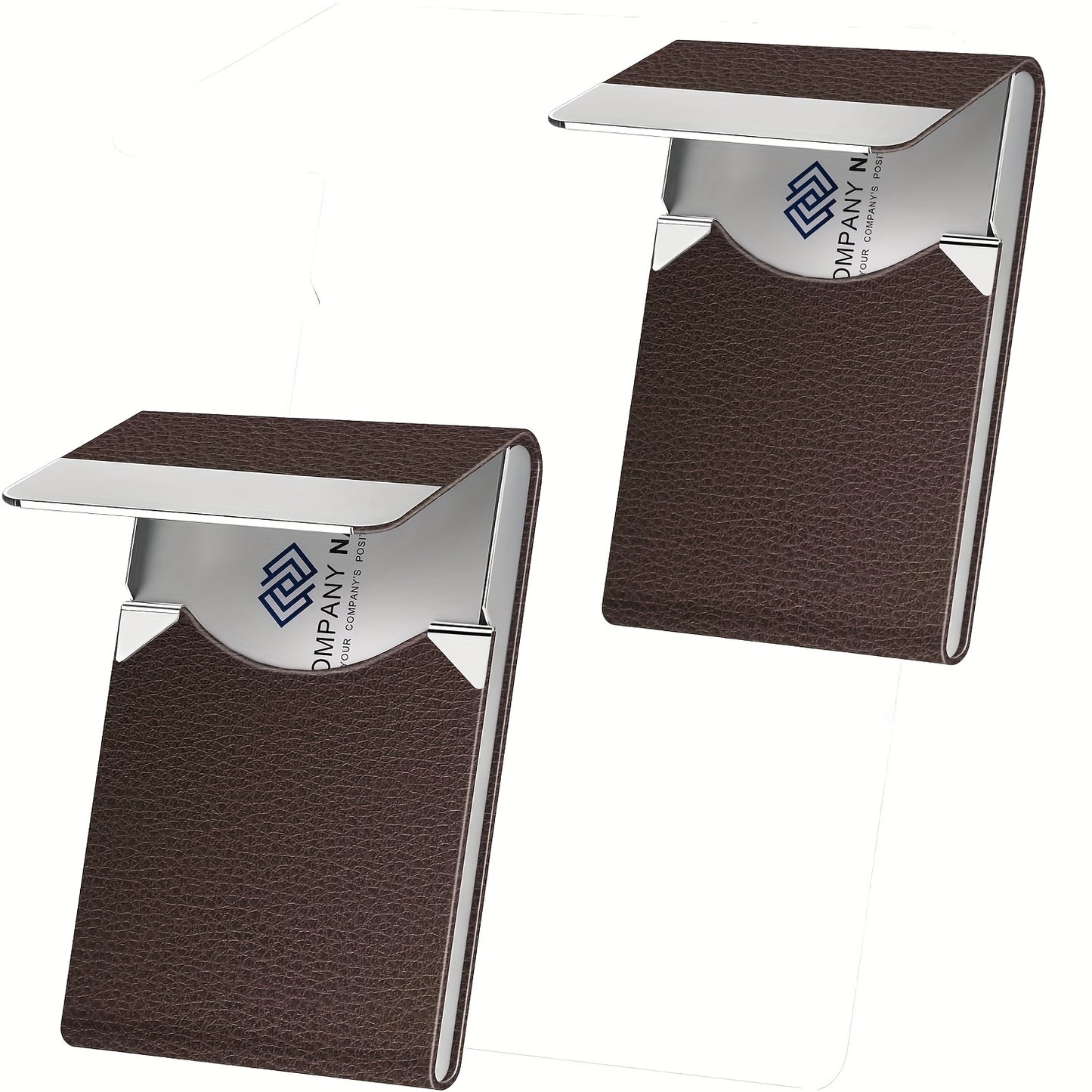 SteelGuard Visitekaartjeshouder – Zwart Carbon Design met RFID-bescherming