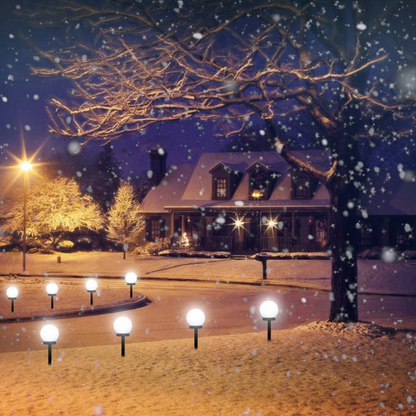 3 stuks waterdichte led zonnebol tuinverlichting