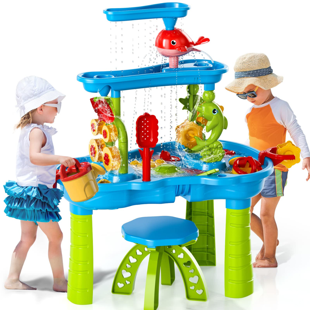 Speeltafel Zand En Water Met Meerdere Zones En Stevige Constructie