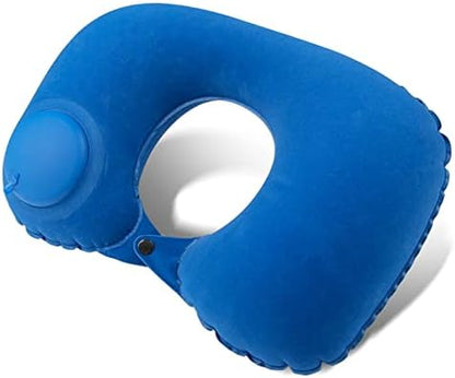 Opblaasbaar Reiskussen Met Geïntegreerde Handpomp Voor Comfortabele Ondersteuning Onderweg
