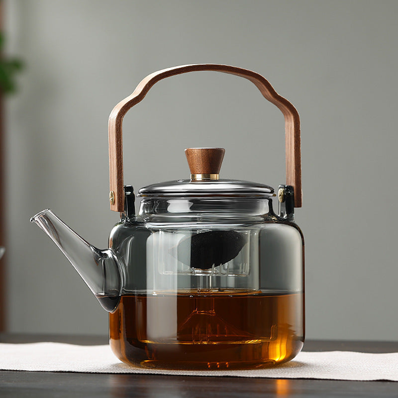 Glazen Theepot Met Uitneembare Infuser Voor Losse Thee