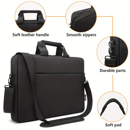 Multifunctionele Laptop Schoudertas – 14/15/17 inch TSA-Compatibel voor Werk & Reizen