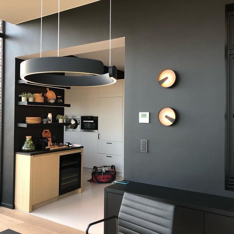 Moderne Ringvormige Hanglamp Met Geïntegreerde LED-Verlichting