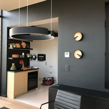 Moderne Ringvormige Hanglamp Met Geïntegreerde LED-Verlichting