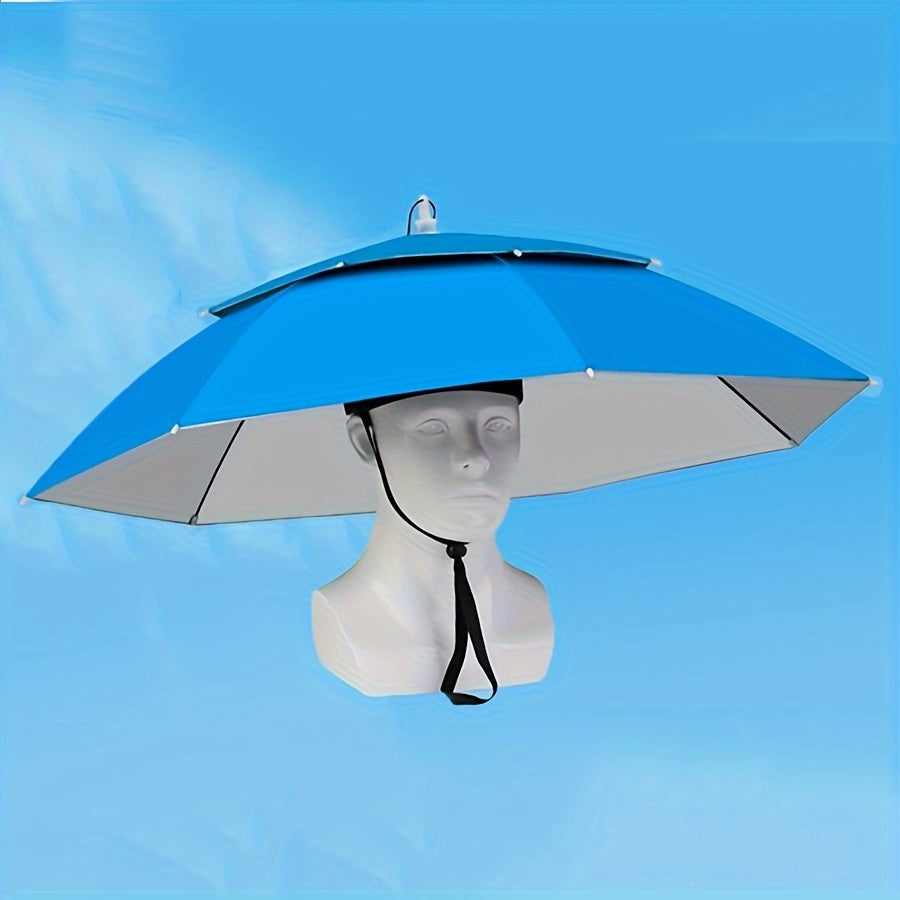 Opvouwbare Paraplu Hoed met Dubbellaags Ontwerp voor Outdoor Activiteiten