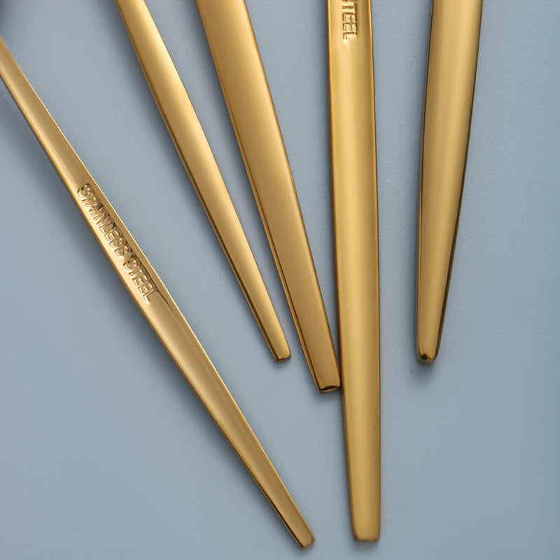 GoldFeast Bestekset – Gouden Glans voor Elke Tafel