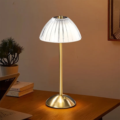 Dimbare Led Tafellamp Met Kristalvorm Voor Warme Elegante Binnenverlichting