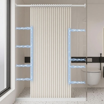 Vouwbare Doucheafscheiding met Magnetische Sluiting en Compact Ontwerp
