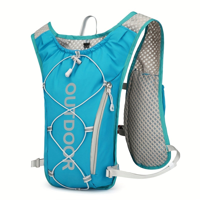 Reflecterende Sportrugzak – Multifunctionele Rugtas met Waterfleshouder voor Fietsen & Hardlopen