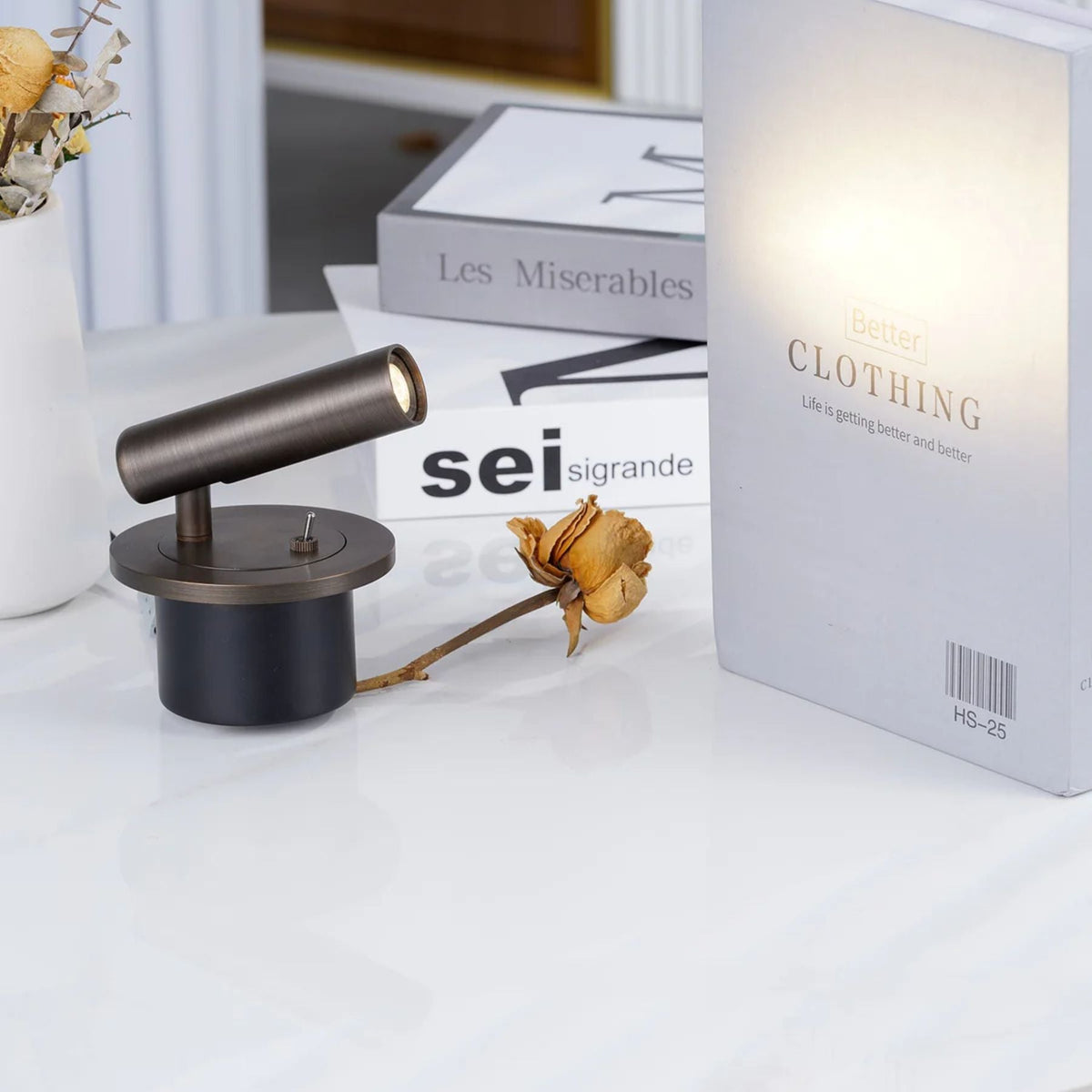 Wandleeslamp Met Cilindervorm En Zachte LED Verlichting