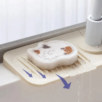 Zelfdrainerende Siliconen Kraanmat voor Keuken en Badkamer