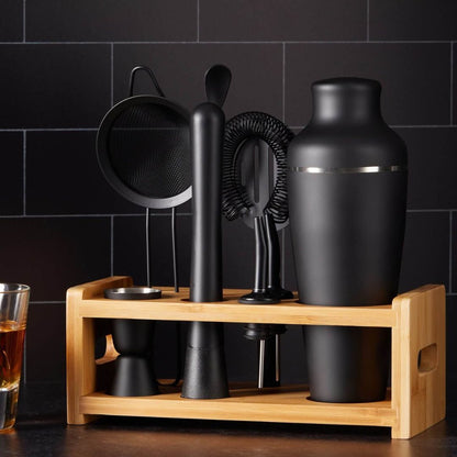 Complete RVS Cocktailset Met Professionele Baraccessoires Voor Thuisgebruik