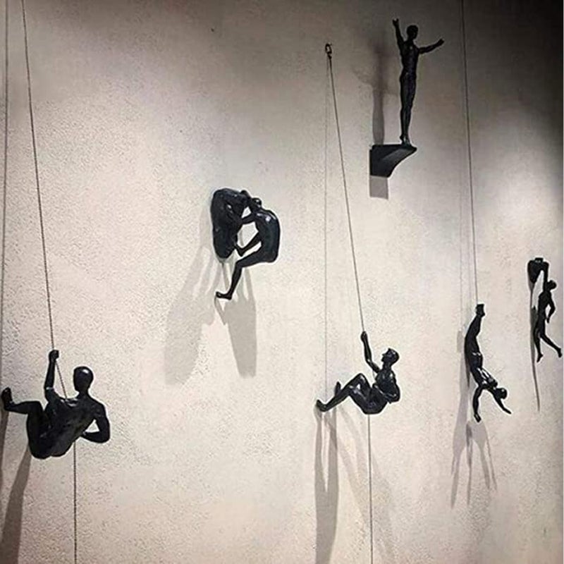 3D Klimmende Wandsculptuur Van Hars Voor Moderne En Creatieve Woondecoratie
