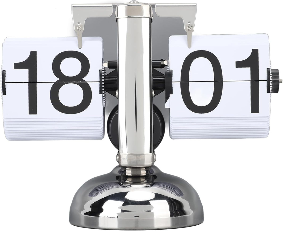 Retro Flip Klok Met Mechanische Tijdweergave Voor Een Tijdloze Interieuruitstraling