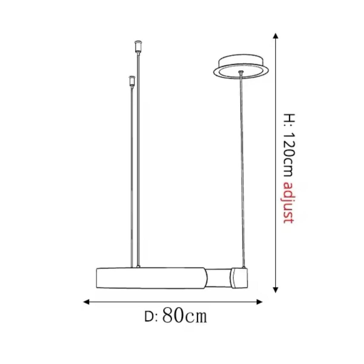 Moderne Ringvormige Hanglamp Met Geïntegreerde LED-Verlichting