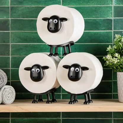 Decoratieve Rollenhouder In Schapenontwerp (Set Van Drie)