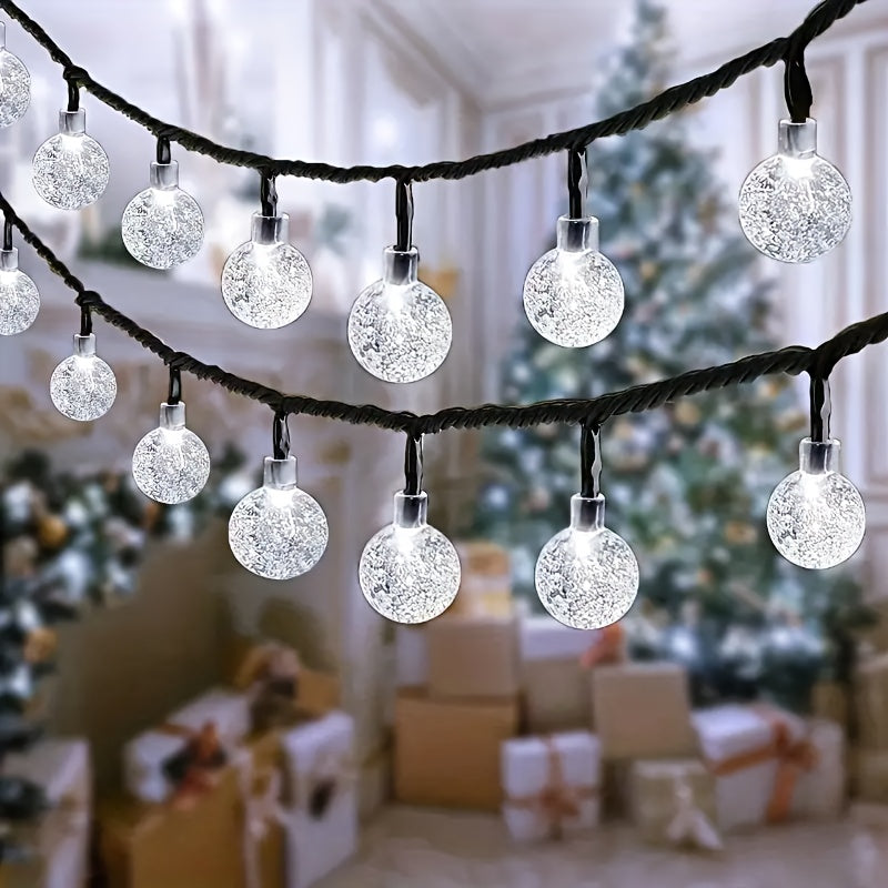 Zonne LED Bubbel- en Striplamp met 8 Lichtmodi voor Buiten