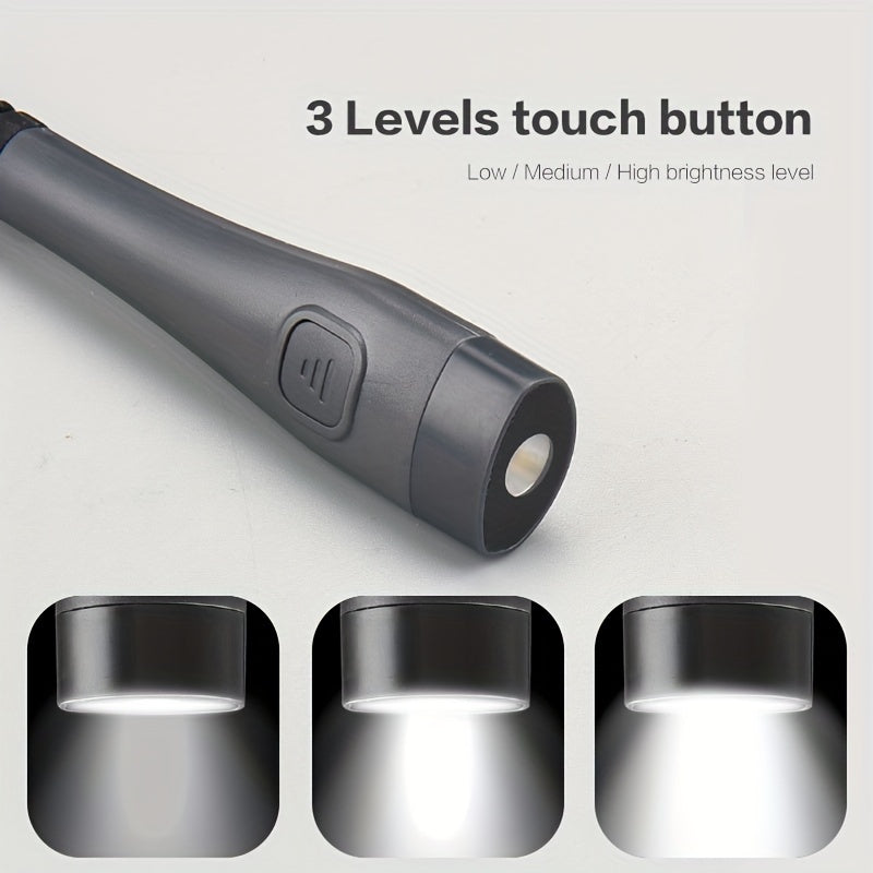 FlexBeam Neklamp – Buigbaar LED Boekenlicht met 3 Lichtkleuren en 3 Helderheidsniveaus