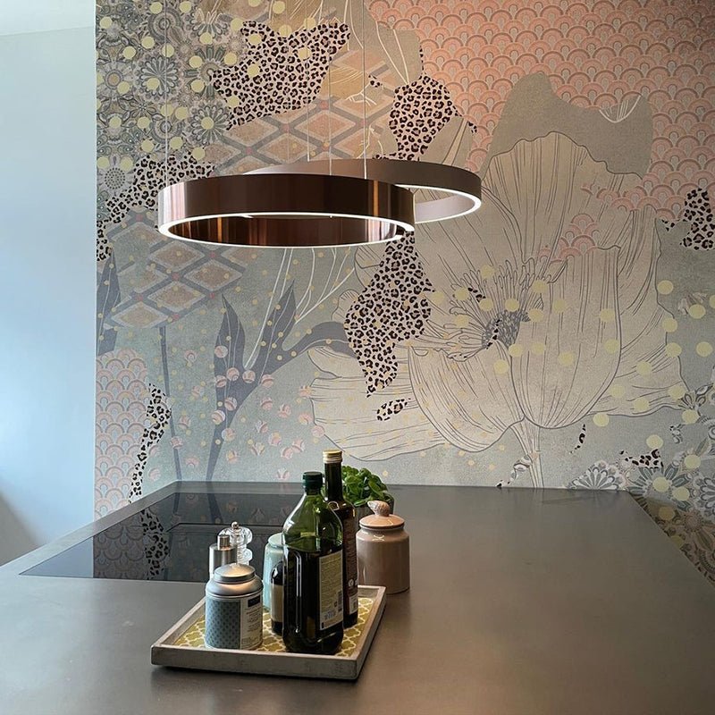 Moderne Ringvormige Hanglamp Met Geïntegreerde LED-Verlichting