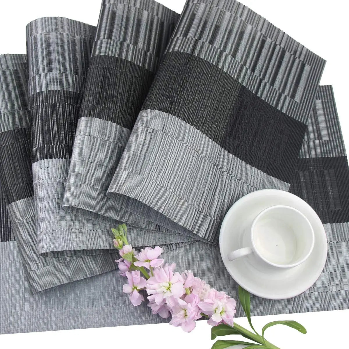 Wasbare Placemats Met Geweven Ontwerp En Hittebestendige Constructie