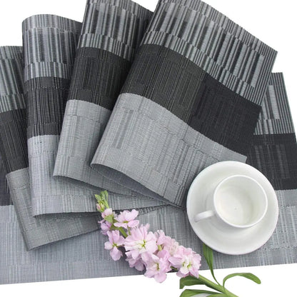 Wasbare Placemats Met Geweven Ontwerp En Hittebestendige Constructie