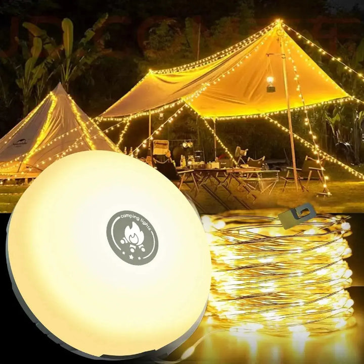 4 In 1 Campinglamp Voor Flexibele En Praktische Buitenverlichting