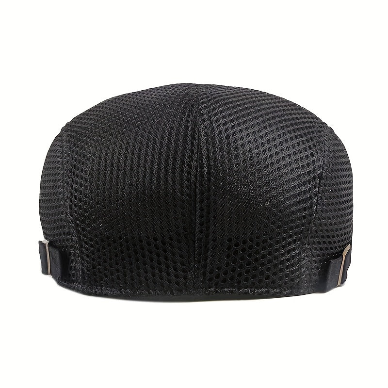 Modieuze Ademende Mesh Newsboy Cap