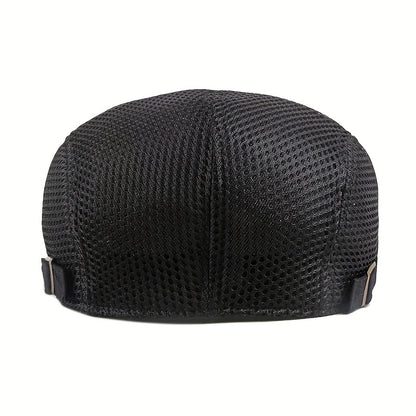 Modieuze Ademende Mesh Newsboy Cap