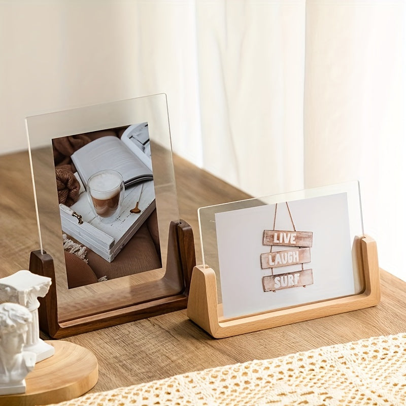 U Vorm Fotolijst Met Acryl En Hout Voor Tijdloze Presentatie Van Waardevolle Foto’s