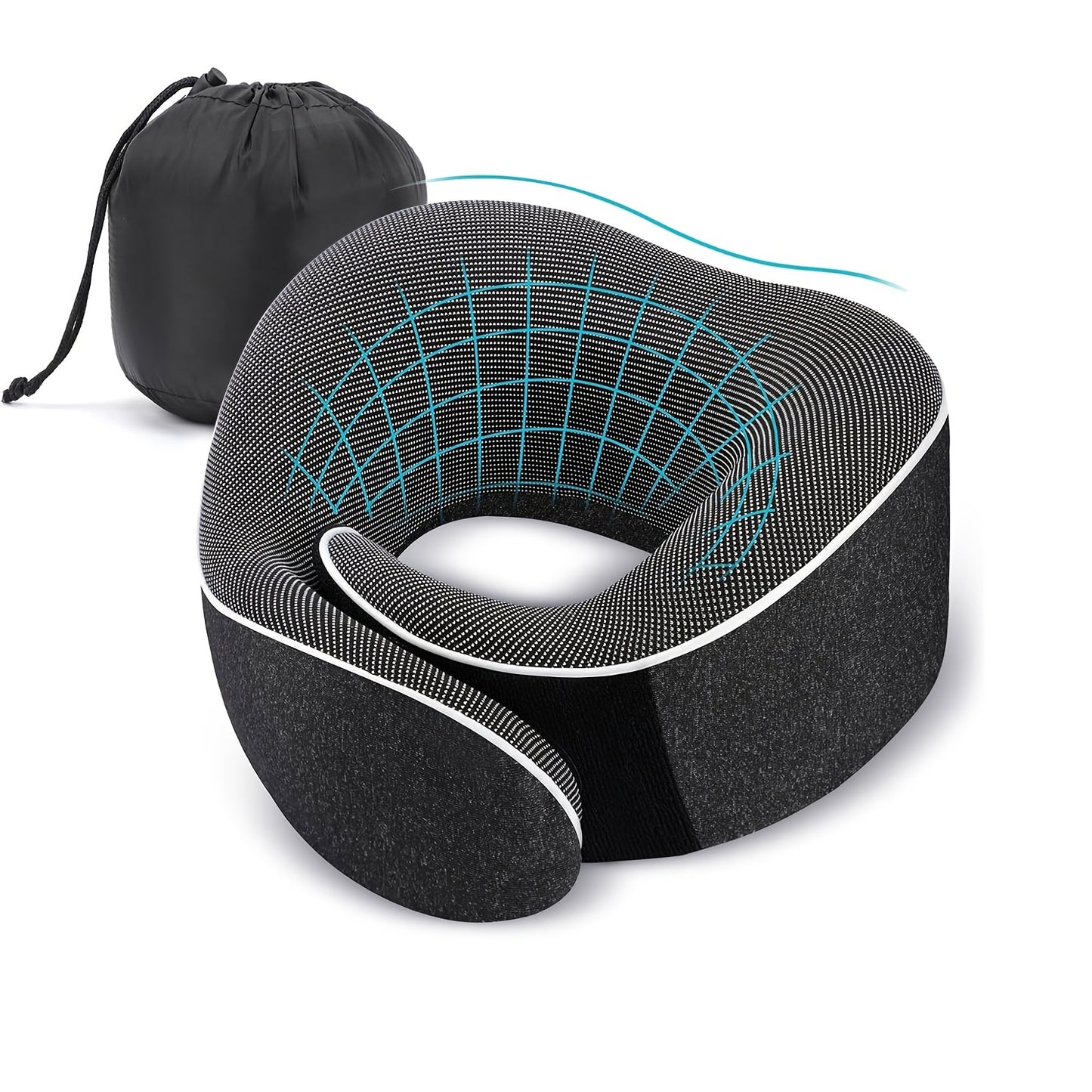 Reiskussen met Ergonomische Neksteun voor Comfortabel Slapen