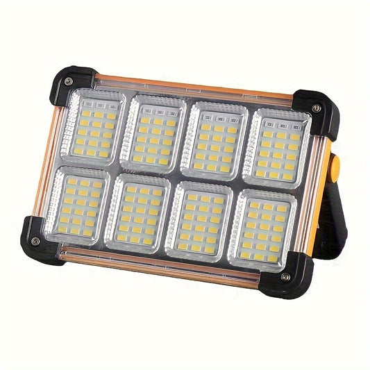 SolarBeam LED Floodlamp – Draagbare Zonne-oplaadbare Schijnwerper met Kleurverandering
