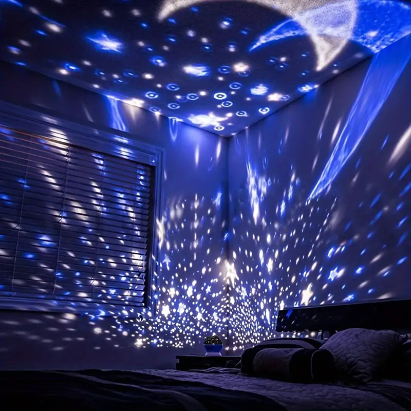 LED Nachtlamp met Sterrenprojector voor Binnengebruik