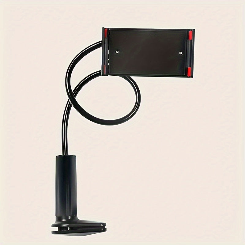 360° Draaibare Telefoon- & Tabletstandaard – Flexibele Spiraalvoet voor Bed & Bank