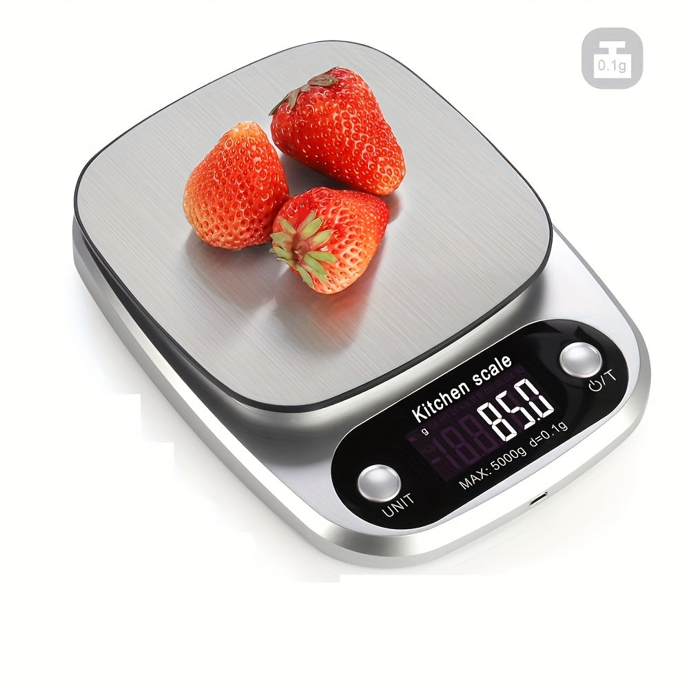 PrecisionBake Elektronische Keukenweegschaal – 10kg Capaciteit met 0.1g Nauwkeurigheid & LCD Display