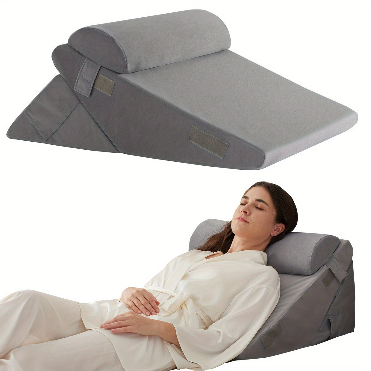 Verstelbaar Wigkussen Van Memory Foam Voor Comfortabele Ondersteuning