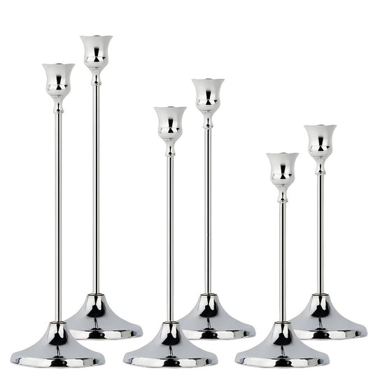 Goudlicht Vintage Kaarsenhouderset – Tijdloze Sfeer voor Elk Feestmoment