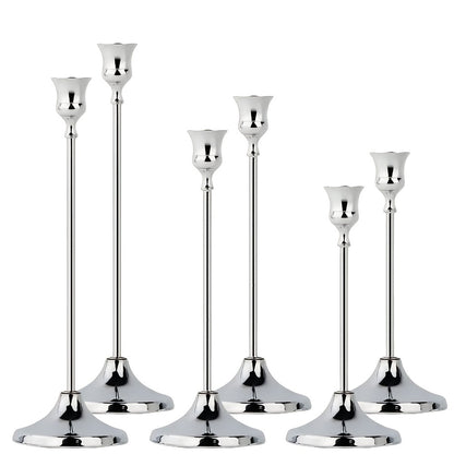 Goudlicht Vintage Kaarsenhouderset – Tijdloze Sfeer voor Elk Feestmoment