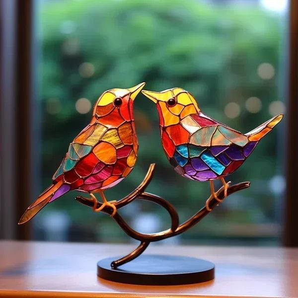 Decoratieve Glazen Vogelbeeldjes Voor Moderne En Luxe Interieurs