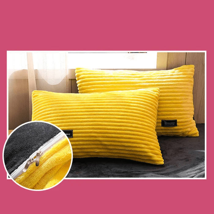 Warme Winter Beddengoedset van Koraalfleece en Fluweel