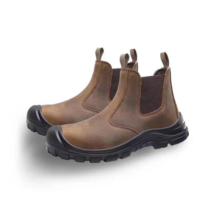 Heren Veiligheidsschoenen met Antislip Zool en Beschermende Neus