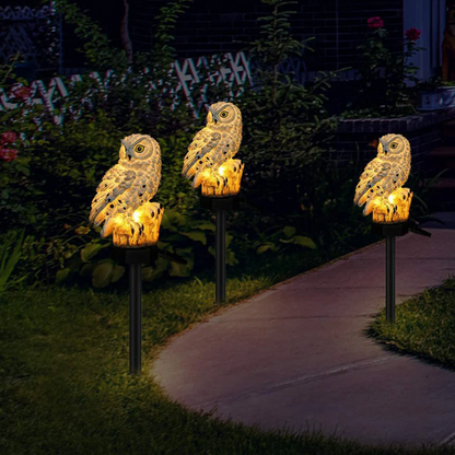 Solar Uilen Tuinlamp Voor Warme Sfeerverlichting In Elke Buitenruimte